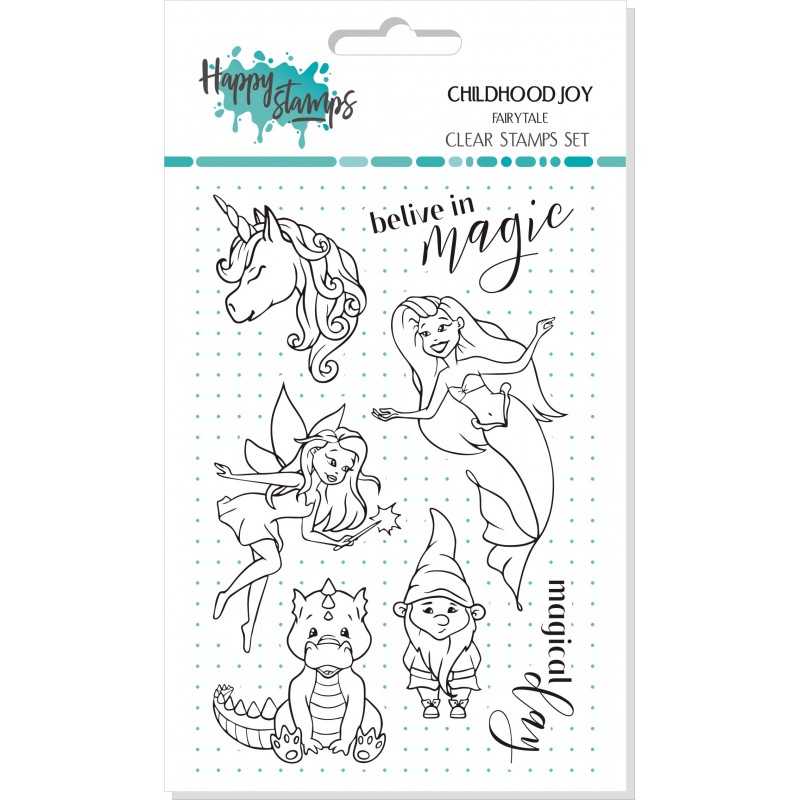 HS0203 Zestaw stempli - Childhood Joy - Fairytale