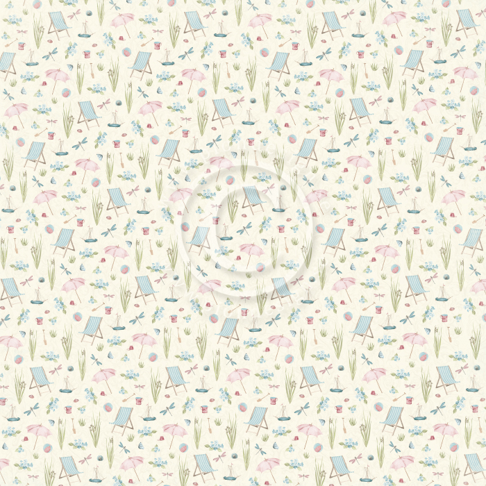 PD16001 Double-sided paper 30,5x30,5cm-Seaside Stories