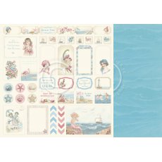 PD16012 Double-sided paper 30,5x30,5cm-Seaside Stories