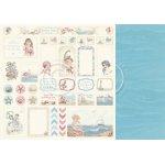PD16012 Double-sided paper 30,5x30,5cm-Seaside Stories