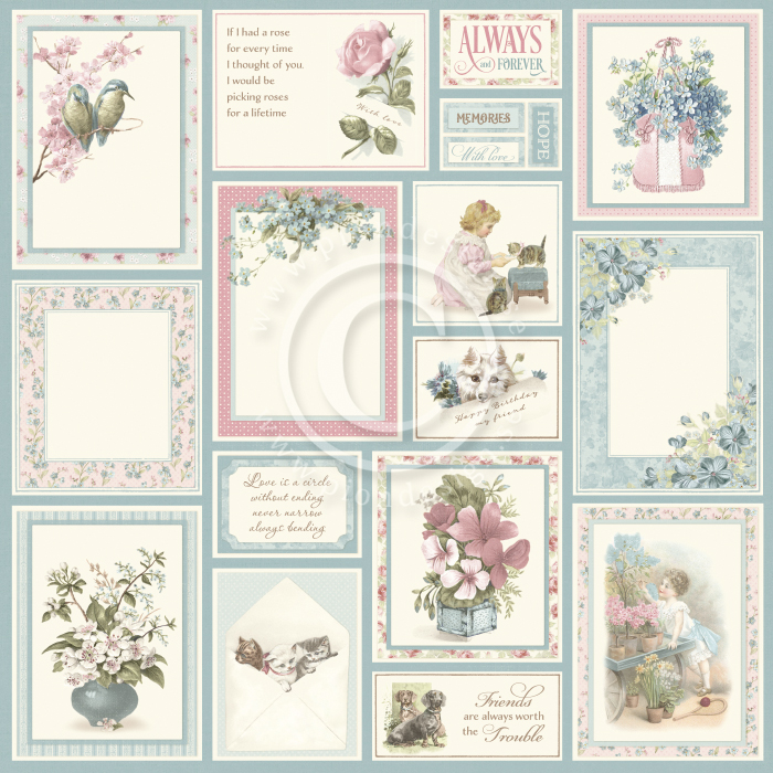 PD32012 Double-sided paper 30,5x30,5cm-Cherry Blossom Lane