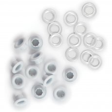 42220-4 Wide Eyelets Nity - białe
