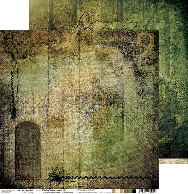 CC-FMS-MM05-05 FADED MEMORIES - 05 - DWUSTRONNY PAPIER 30,5X30,5CM