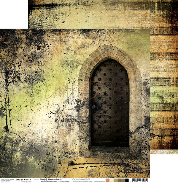 CC-FMS-MM05-01 FADED MEMORIES - 01- DWUSTRONNY PAPIER 30,5X30,5CM