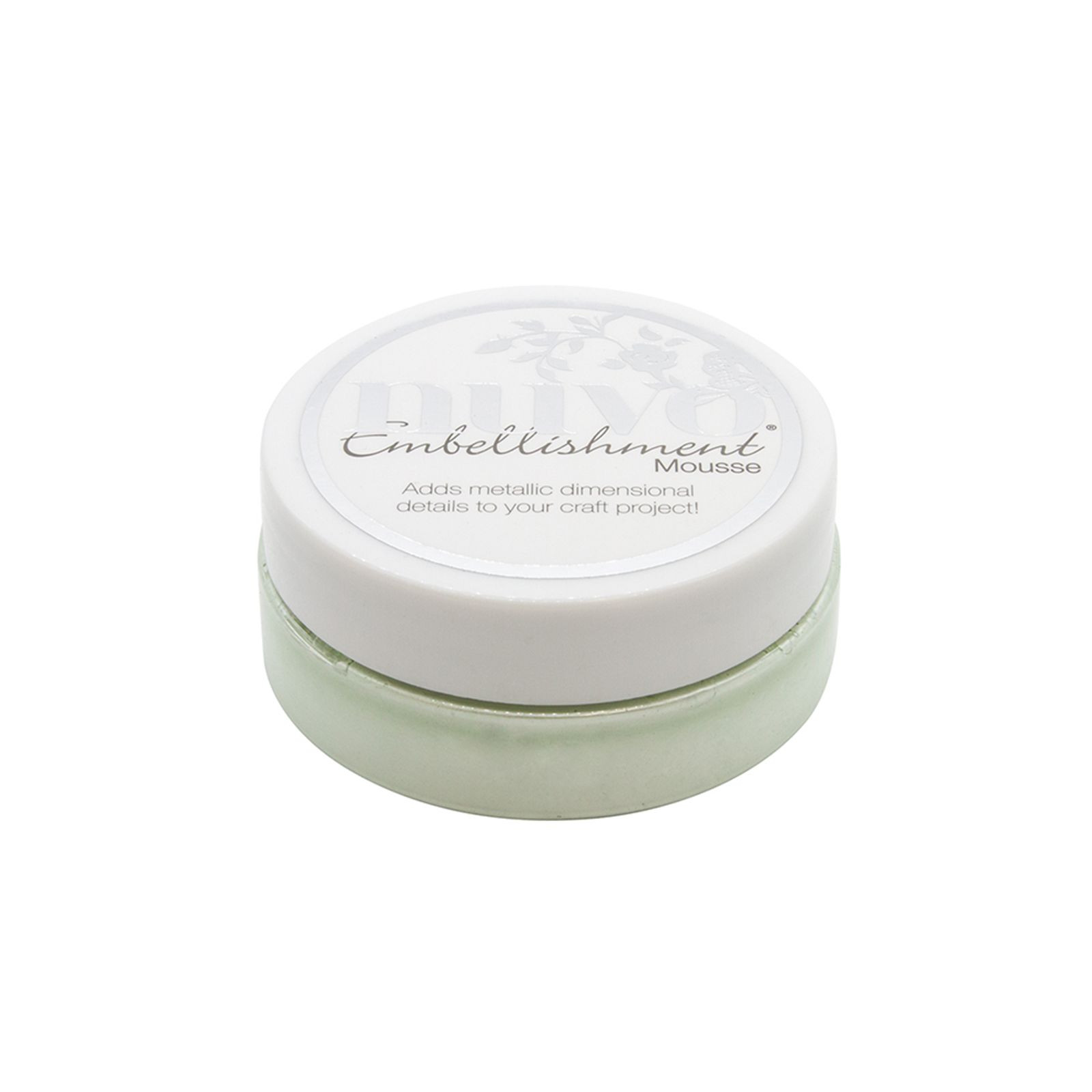 837N Mus Nuvo Embellishment Mousse -Honeydew