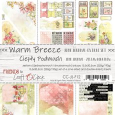 CC-JJ-F12 WARM BREEZE- JUNK JOURNAL SET - SET OF EXTRAS TO CUT