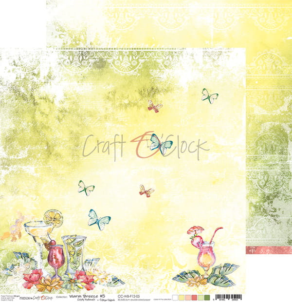 CC-WB-F12-05 WARM BREEZE - 05 - DWUSTRONNY PAPIER 30,5X30,5CM