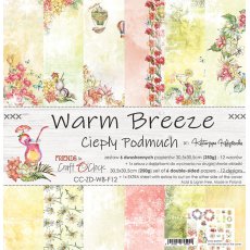 CC-ZD-WB-F12 WARM BREEZE- ZESTAW PAPIERÓW 30,5X30,5CM