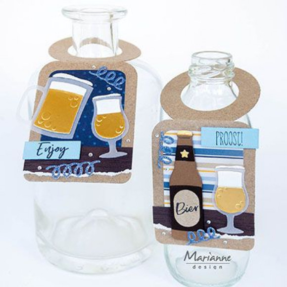 COL1482 Metal Die Marianne Design - Collectables -Beer by Marleen
