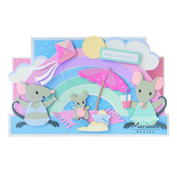 COL1484 Metal Die Marianne Design - Collectables -Eline's beach fun