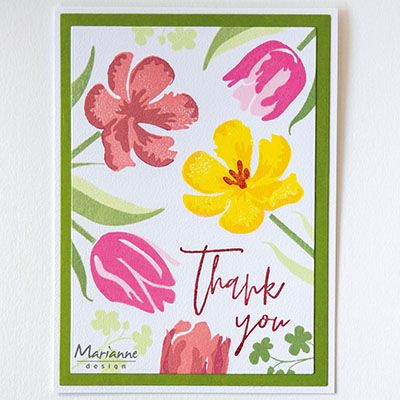 CS1054 Clear Stamp - Tulips