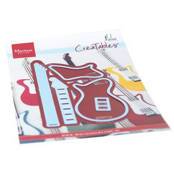 LR0657 Metal Die Marianne Design - CreaTables - Guitar by Marleen
