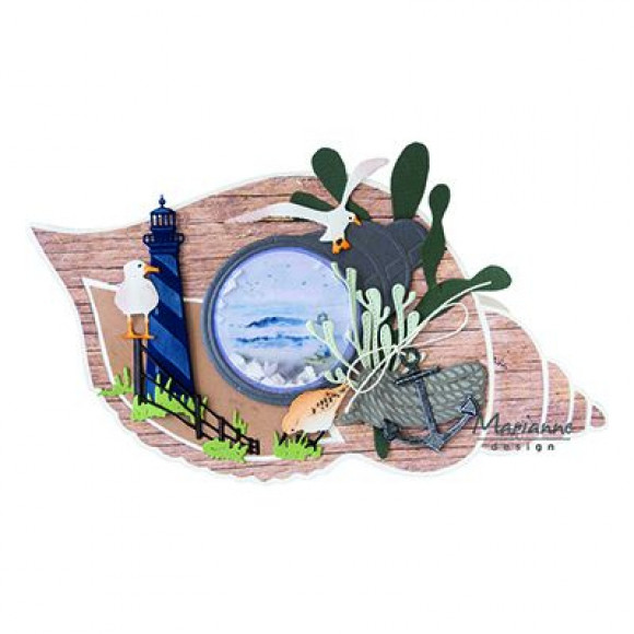 LR0660 Metal Die Marianne Design - CreaTables -coral set