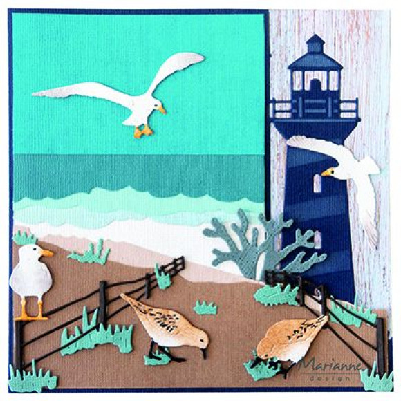 LR0663 Metal Die Marianne Design - CreaTables - Creatables sandy path