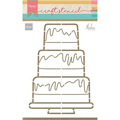 PS8057 Mask - Marianne Design - Party Cake by Marleen