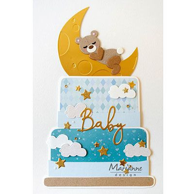 PS8057 Mask - Marianne Design - Party Cake by Marleen
