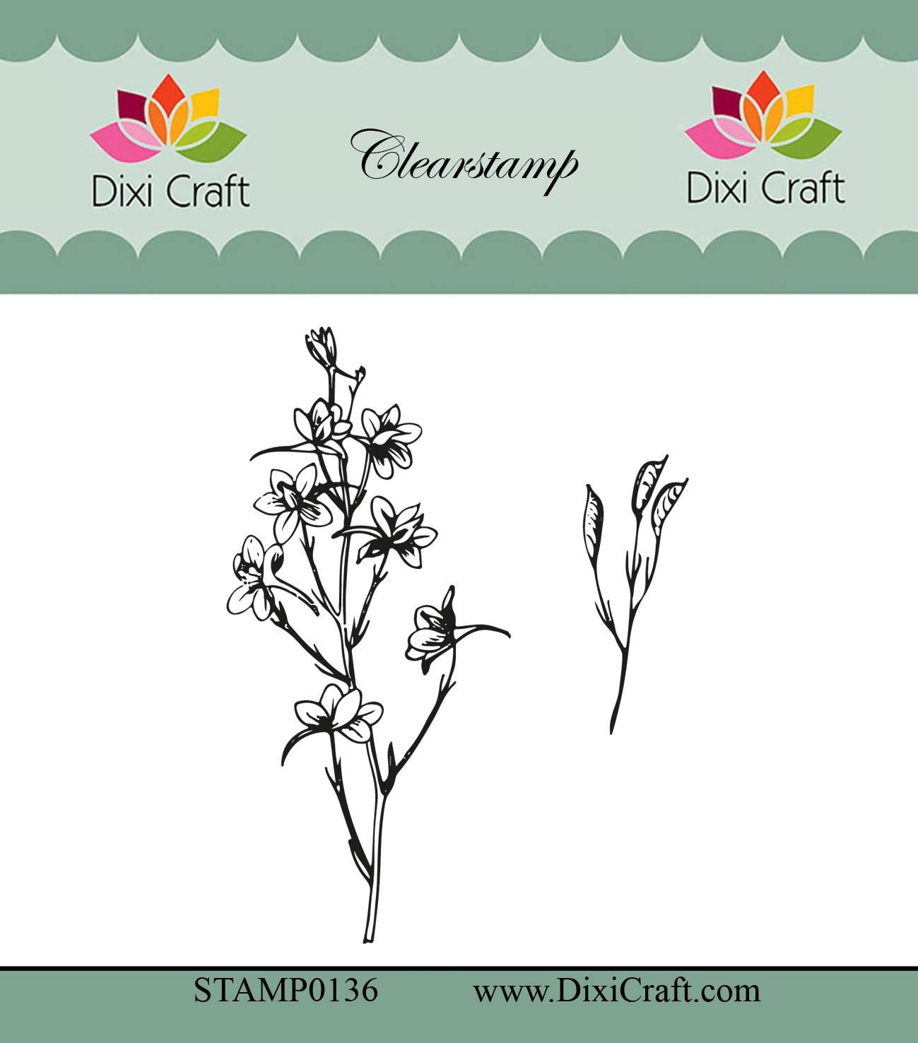 STAMP0136 Stemple Dixi Craft - Botanical Collection-rośliny 2