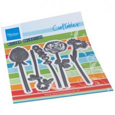 CR1517 Metal Die Marianne Design - CrafTables field bouquet