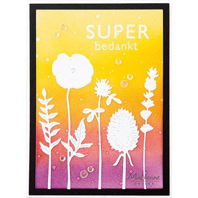 CR1517 Metal Die Marianne Design - CrafTables field bouquet