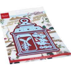 LR0669 Metal Die Marianne Design - lantern & label