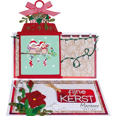 LR0669 Metal Die Marianne Design - lantern & label