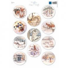 MB0186 A4 one side paper - Marianne Design - Mattie's minies winter