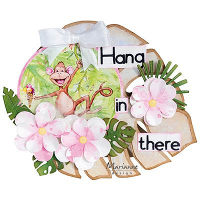 PS8066 Mask - Marianne Design - monstera leaf