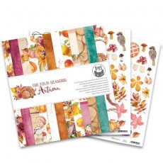 P13-AUT-08 BLOCZEK PAPIERÓW 30,5x30,5 cm THE FOUR SEASONS - AUTUMN