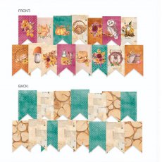 P13-AUT-32 Banerek  die cut The Four Seasons - Autumn, 15szt.