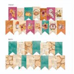 P13-AUT-32 Banerek die cut The Four Seasons - Autumn, 15szt.