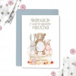 P13-BAB-34 KARTA Z KOPERTĄ Baby Joy 02 , A6 PL