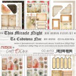 CC-JJ-F13 THIS MIRACLE NIGHT- JUNK JOURNAL SET - SET OF EXTRAS TO CUT