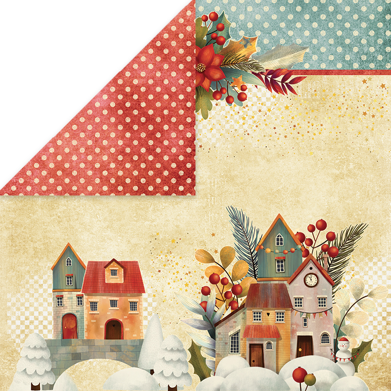 CP-CC01 Double-sided paper Craft & You Design 30.5x30.5 COLORS of CHRISTMAS 01
