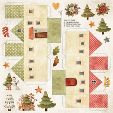 CP-CC09 One-sided paper-elements-Craft & You Design 30.5x30.5 COLORS of CHRISTMAS 09