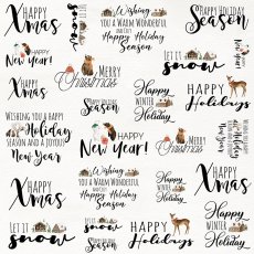 CP-WH09 One-sided paper-elements-Craft & You Design 30.5x30.5 WINTER HOLIDAY 09