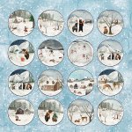 CP-WH07 One-sided paper-elements-Craft & You Design 30.5x30.5 WINTER HOLIDAY 07