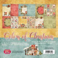 CPS-CC30 Paper set 30.5x30.5cm-Craft&You Design-COLORS of CHRISTMAS