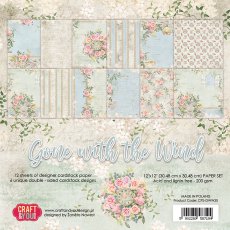 CPS-GWW30 Paper set 30.5x30.5cm Craft & You Design - GONE WITH THE WIND