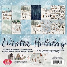 CPS-WH30 Paper set 30.5x30.5cm-Craft&You Design-WINTER HOLIDAY 