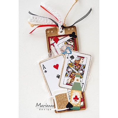 CR1510 Metal Die Marianne Design - CrafTables - Tags