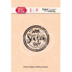 CS001 Clear Stamp - Happy Holiday Season