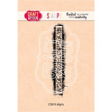 CS010 Clear Stamp -digits 