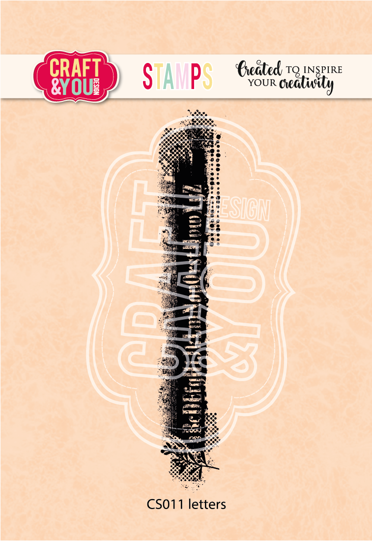 CS011 Clear Stamp - letters