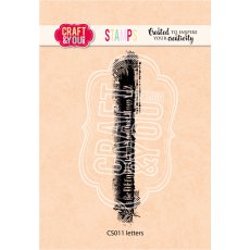 CS011 Clear Stamp - letters
