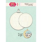 CW095 WYKROJNIK- Christmas ball 7 -Craft&You Design