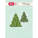 CW096 WYKROJNIK- Christmas trees-Craft&You Design