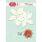 CW102 WYKROJNIK- Poinsettia 2-Craft&You Design