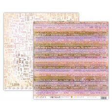 UHK-GG-T Ginger Girl - THOUGHTS DOUBLE-SIDED PAPER SET 30.5 x 30.5 cm