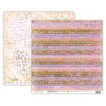 UHK-GG-T Ginger Girl - THOUGHTS DOUBLE-SIDED PAPER SET 30.5 x 30.5 cm