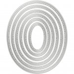 117490 Wykrojniki oval -owale 6szt